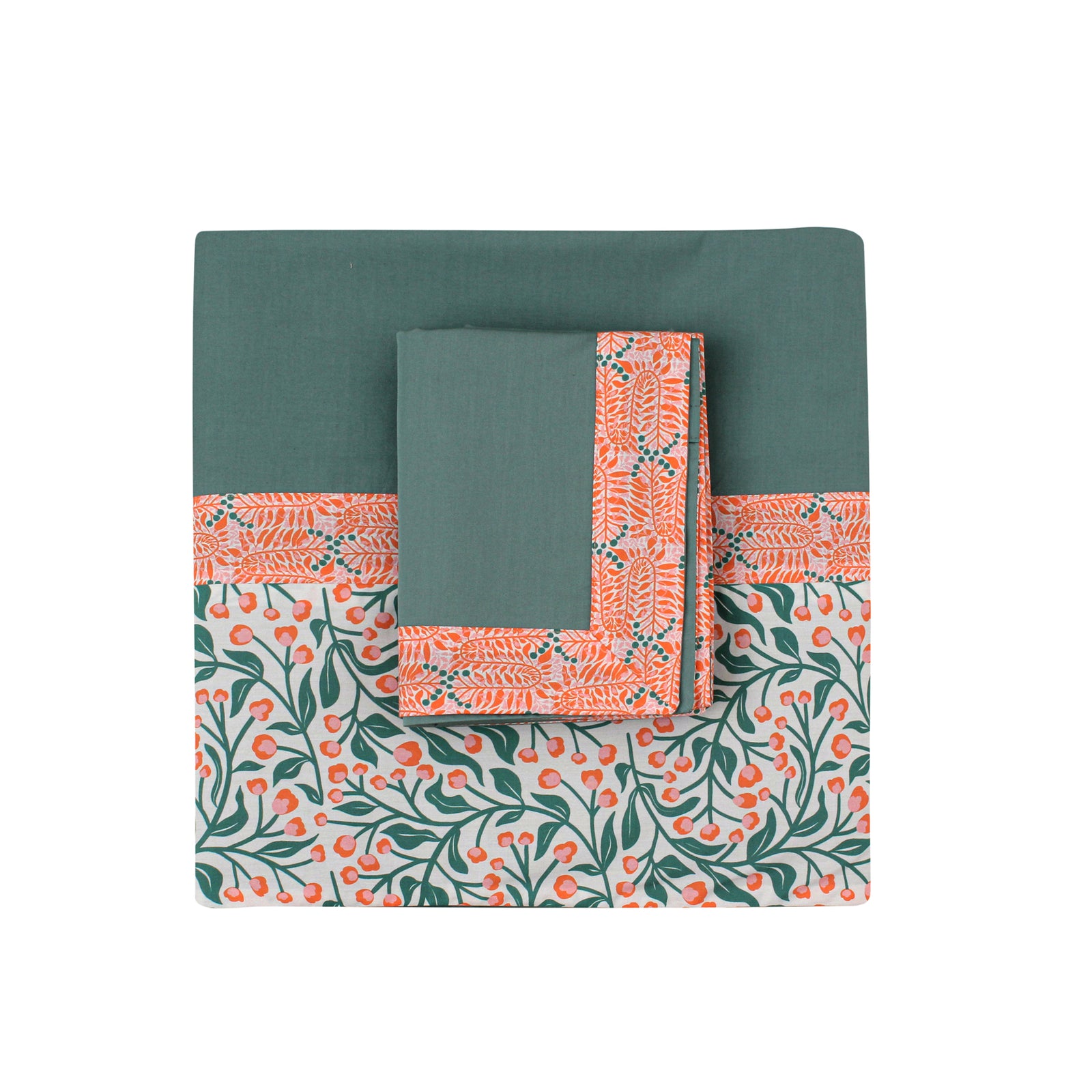 Groovy Green Sheet + Pillowcases