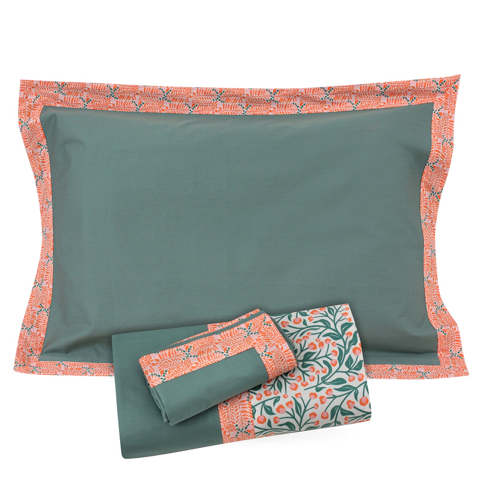Groovy Green Sheet + Pillowcases