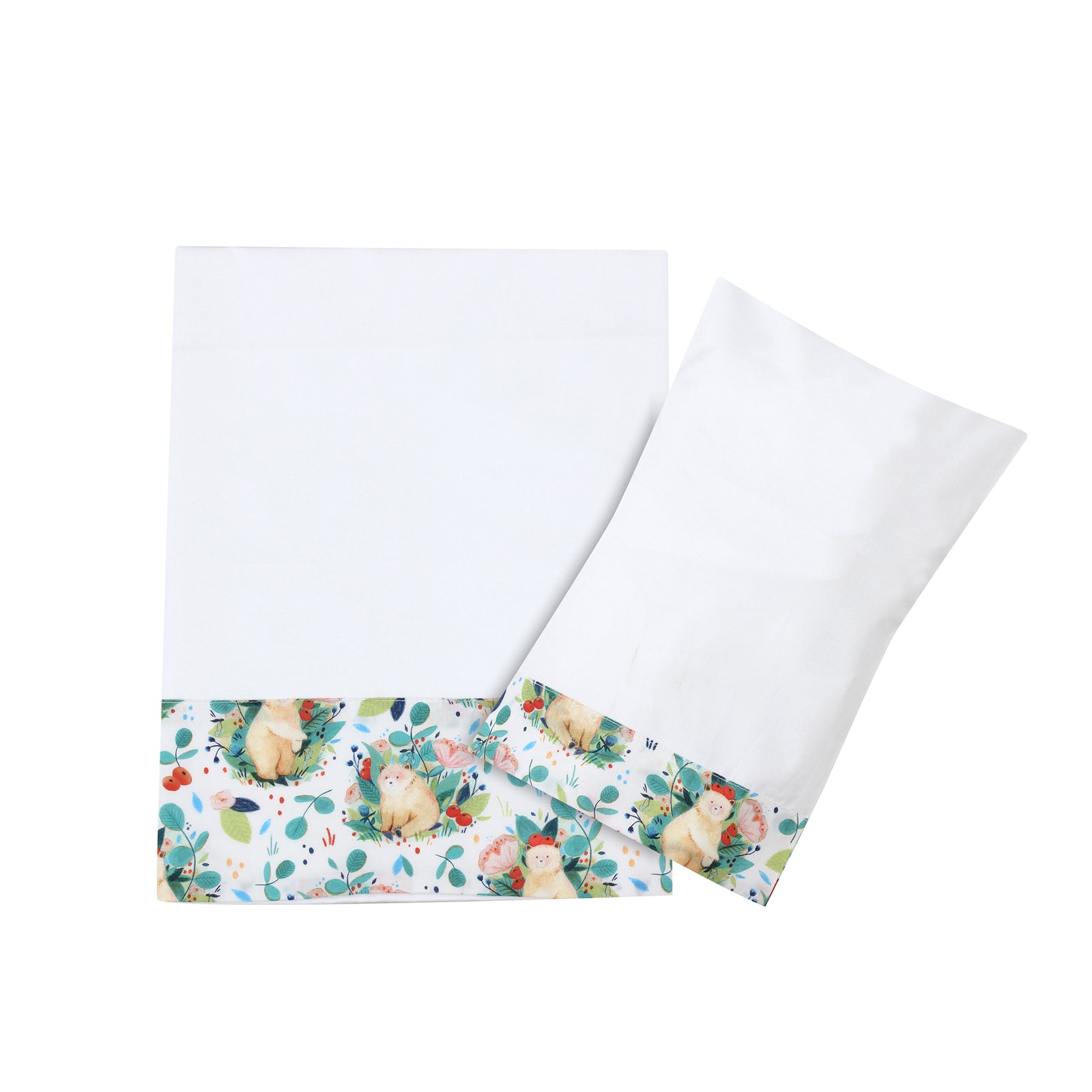 Cuddly Teddy Baby Sheet Set