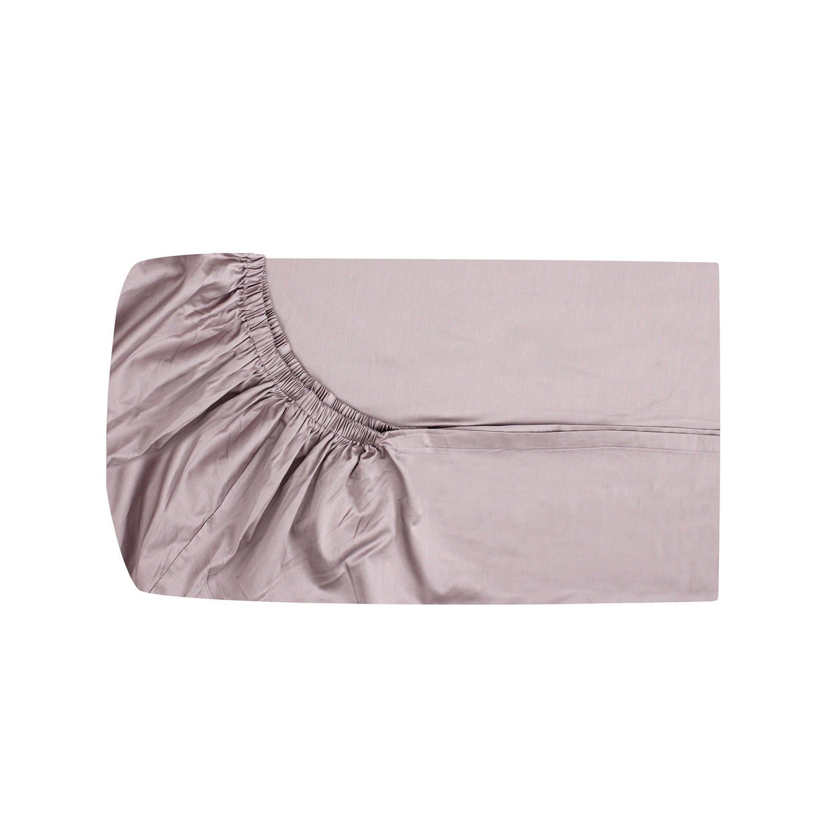 Dark Lilac Fitted Sheet + Pillowcases (600 TC)