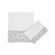 Beige Ducks Baby Sheet Set