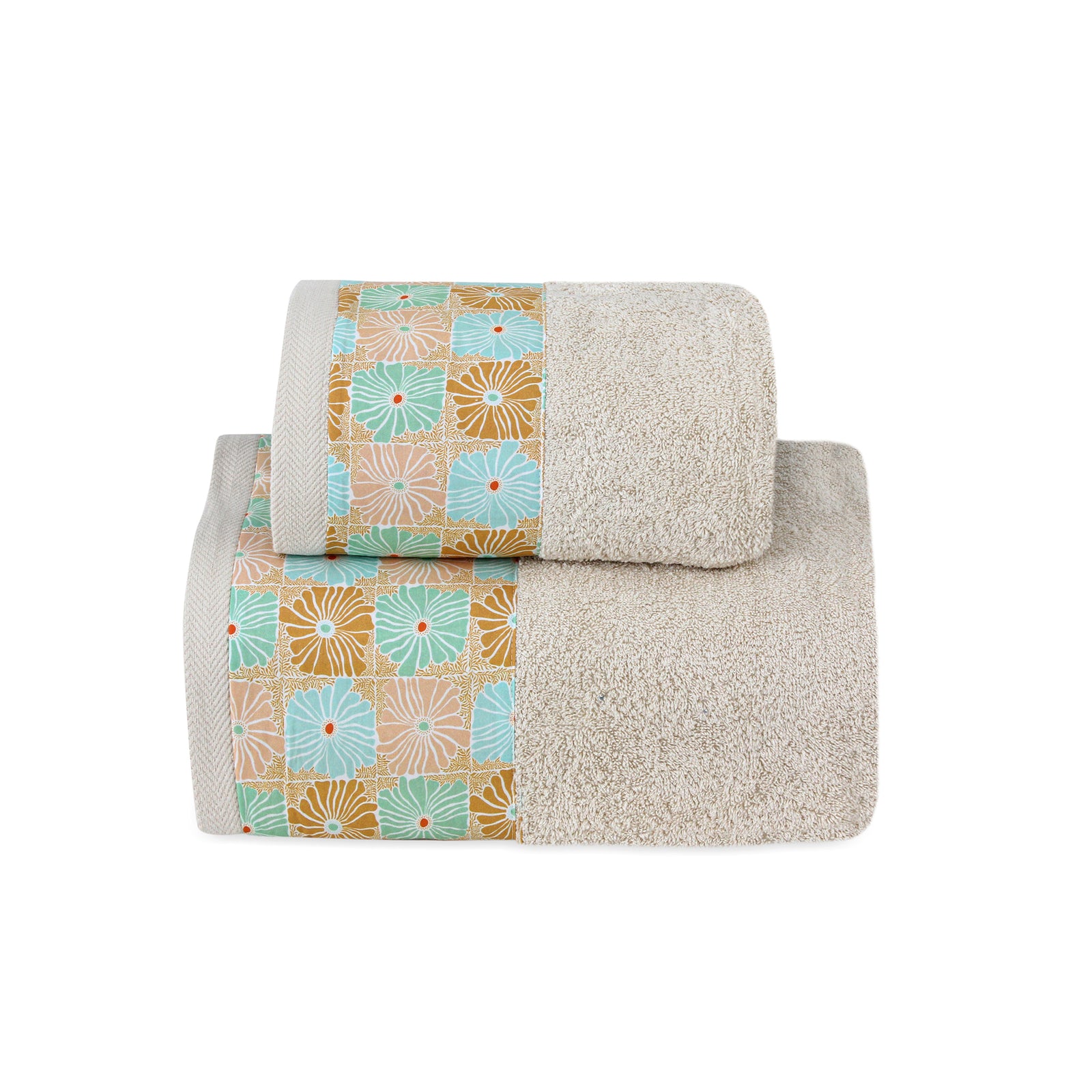 Golden Groovy Bath Towel Set