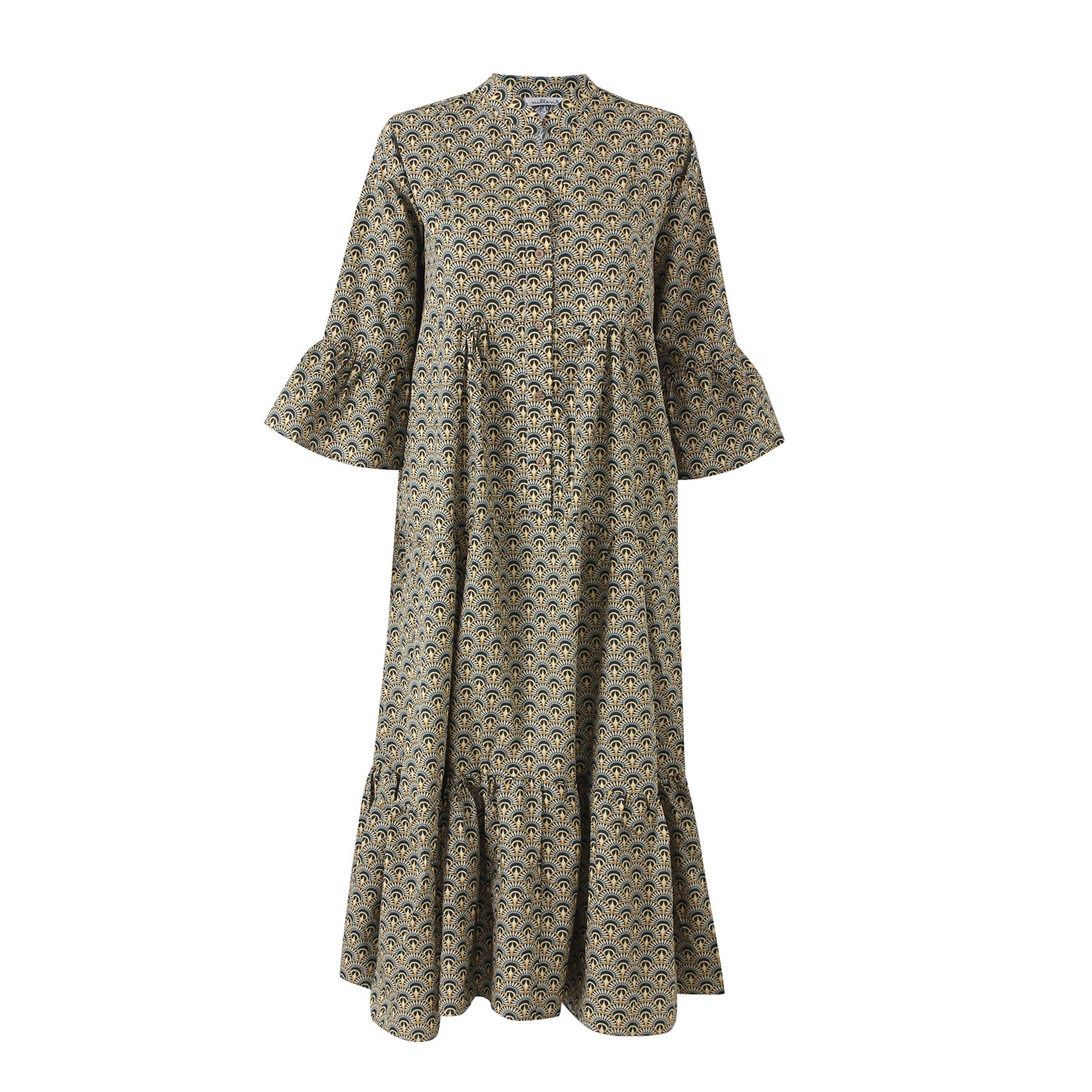 Midnight Fan Fez Dress