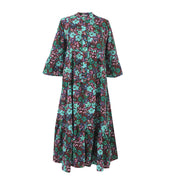 Purple Bloom Fez Dress