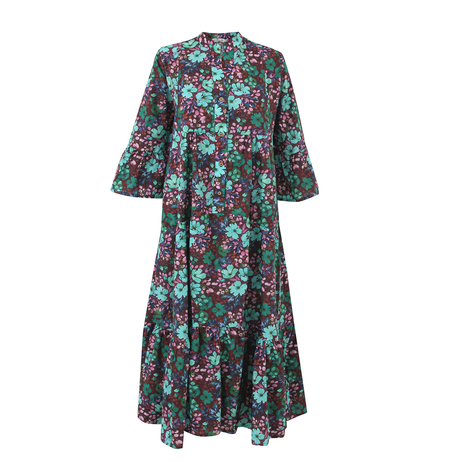 Purple Bloom Fez Dress