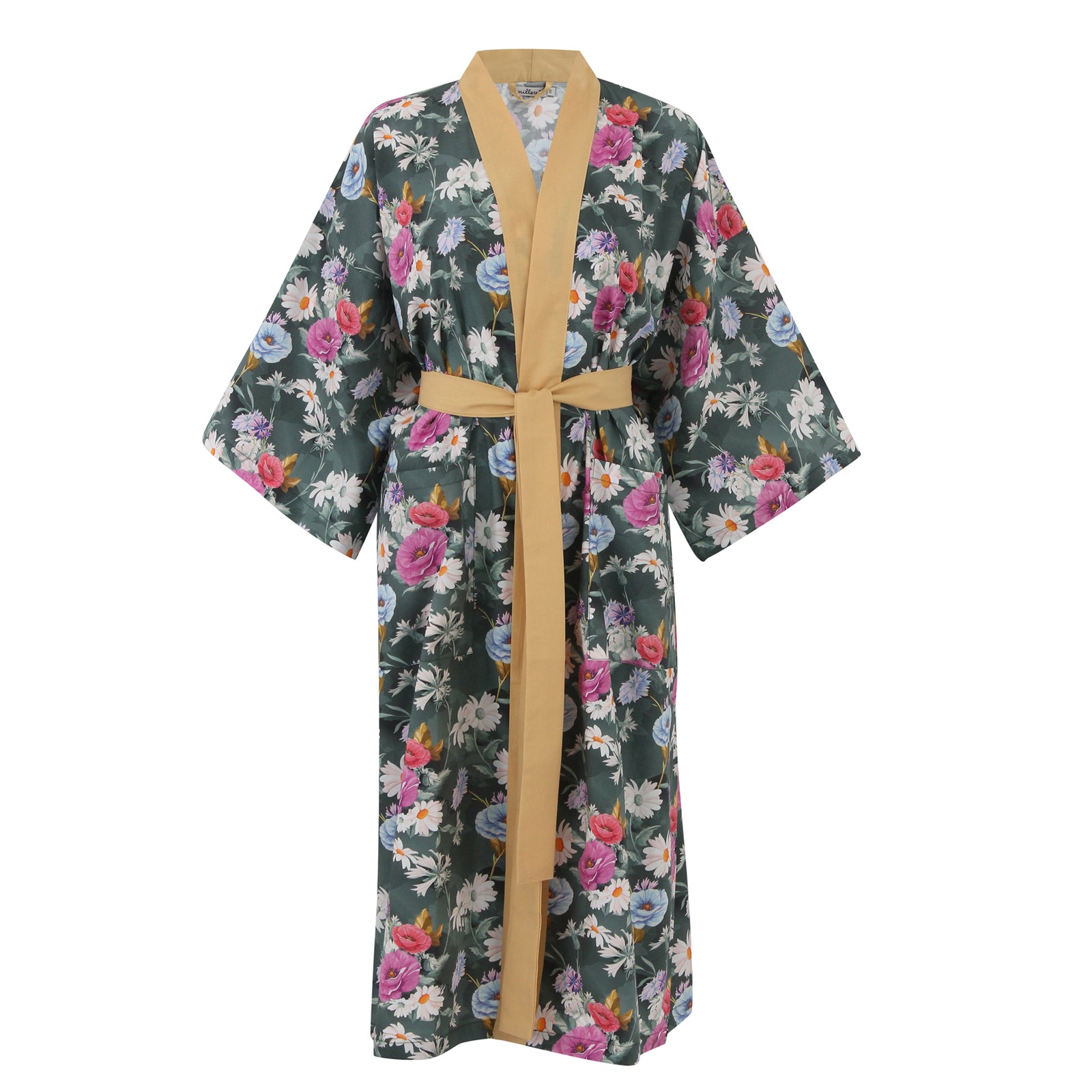 Forest Florals Classic Cotton Kimono