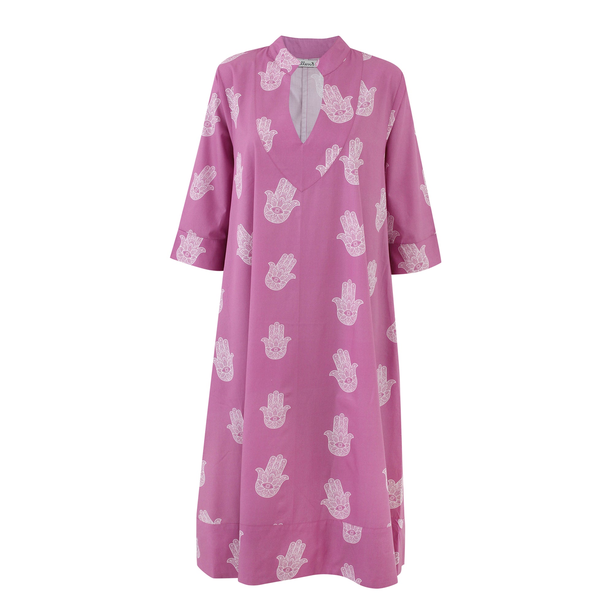 Violet Fatima Cotton Kaftan Dress