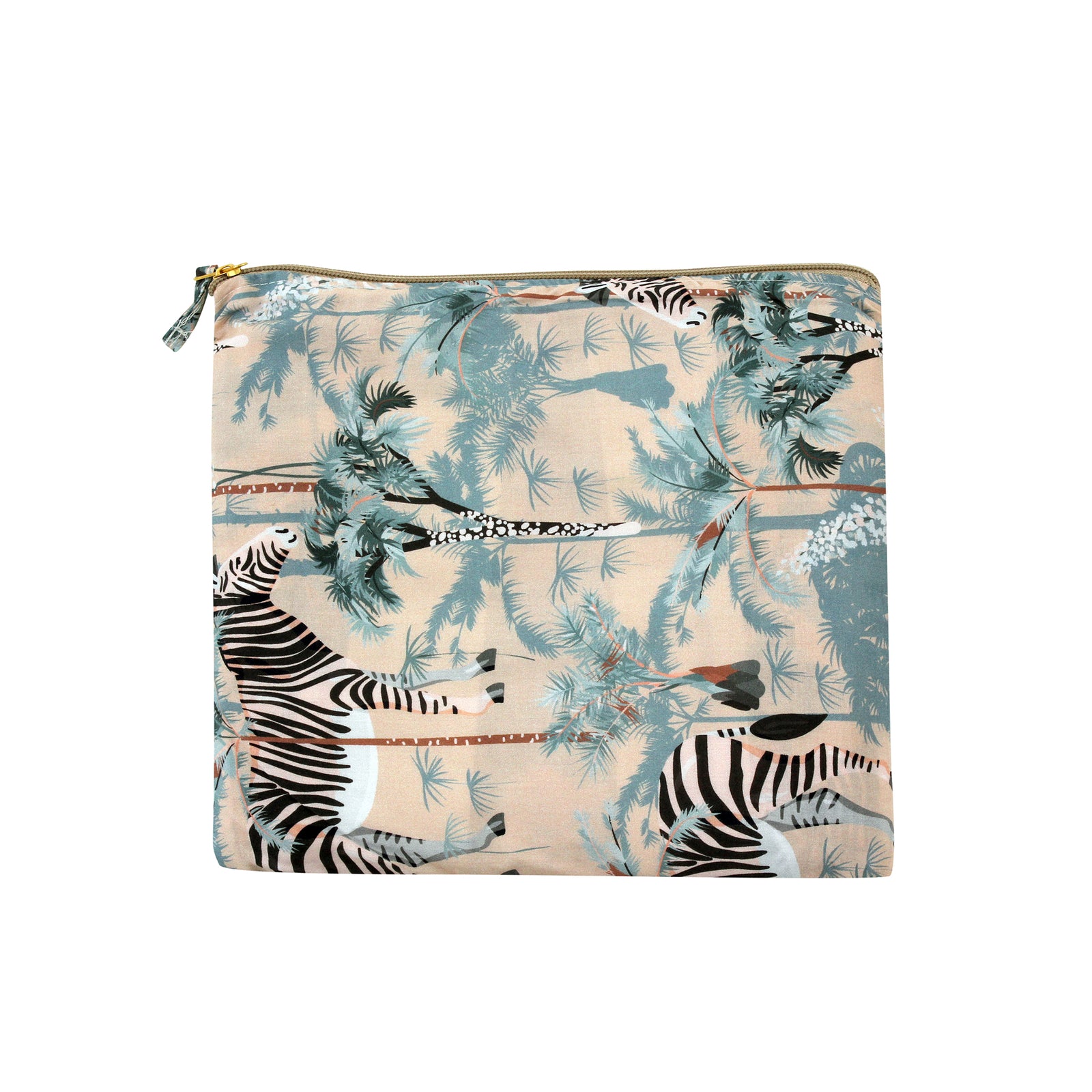 Off-White Zebra Silky Viscose Kimono