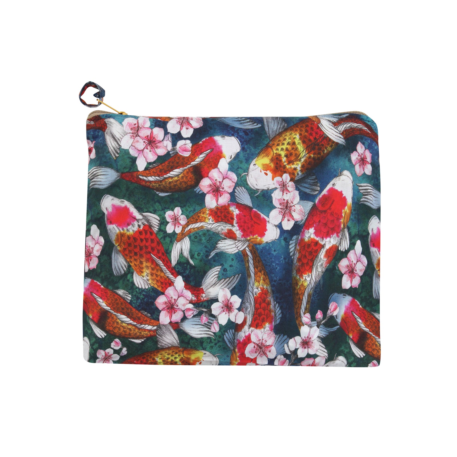 Koi Fish Silky Viscose Kimono