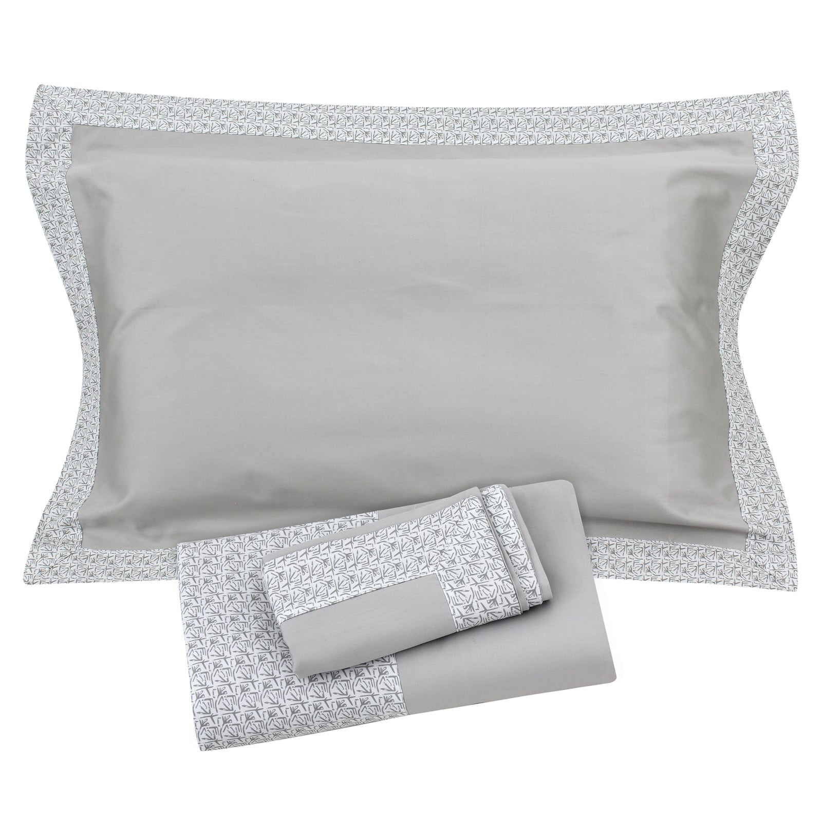 Grey Horus Sheet + Pillowcases