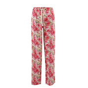 Pink Roses Silky Viscose Bottoms