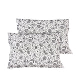 Graphite Florals Pillowcases
