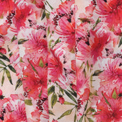 Pink Roses Silky Viscose Bottoms