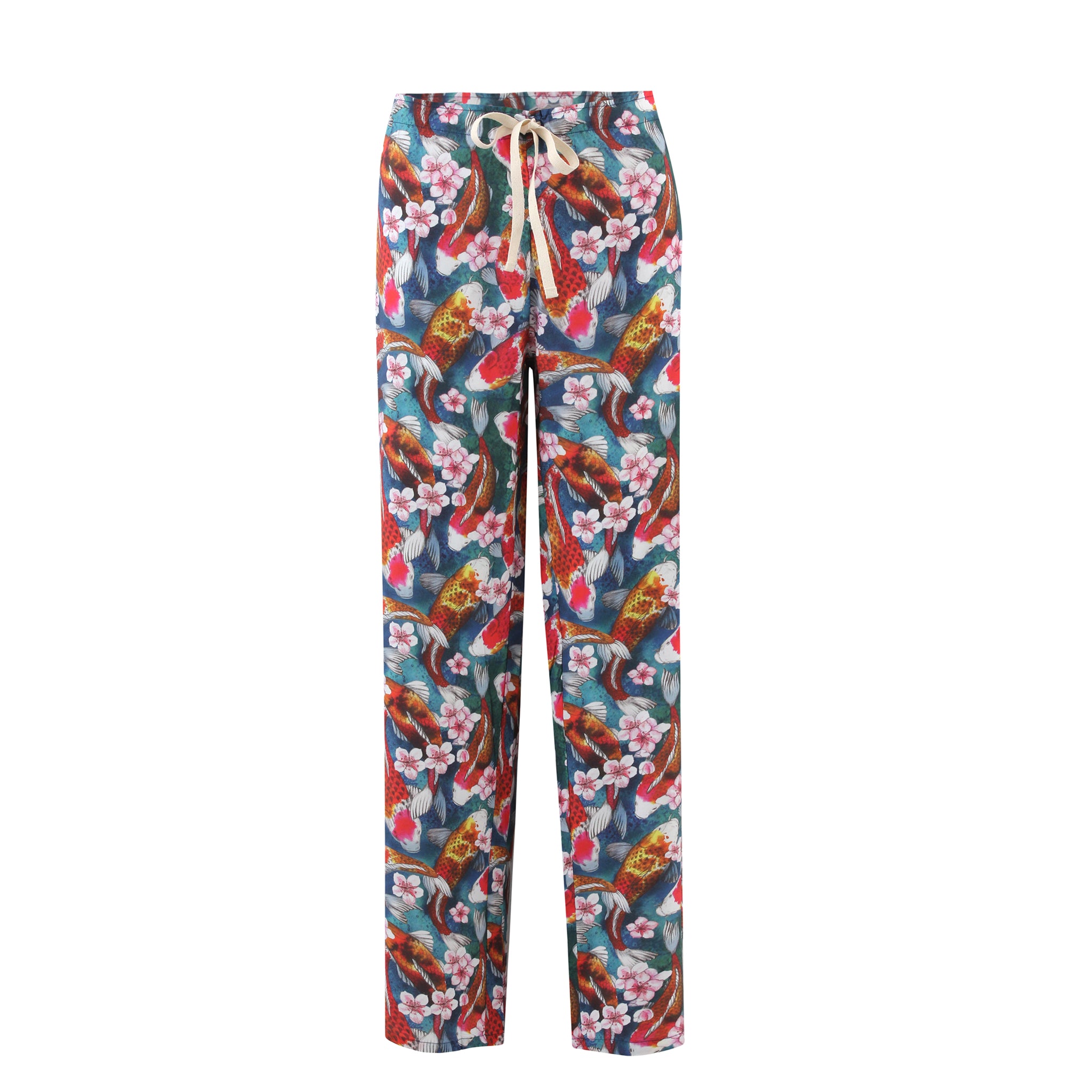 Koi Fish Silky Viscose Bottoms