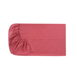 Raspberry Fitted Sheet + Pillowcases (350 TC)