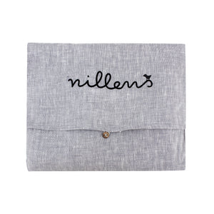 Grey Layali Open Kaftan