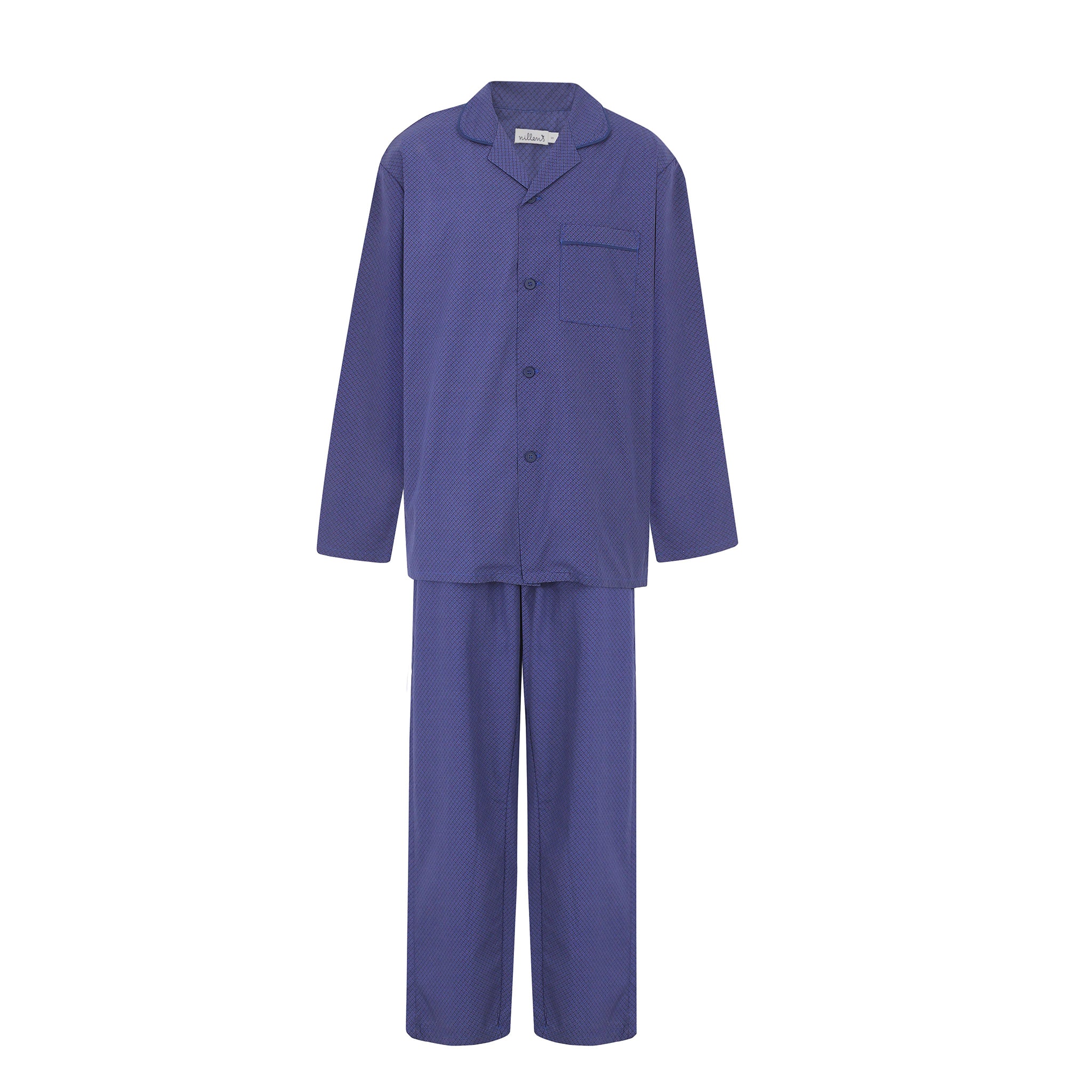 Navy Starburst Men’s Printed Pyjama Set