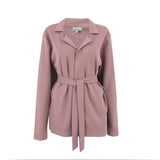 Dusty Rose Alma Belted Cardigan