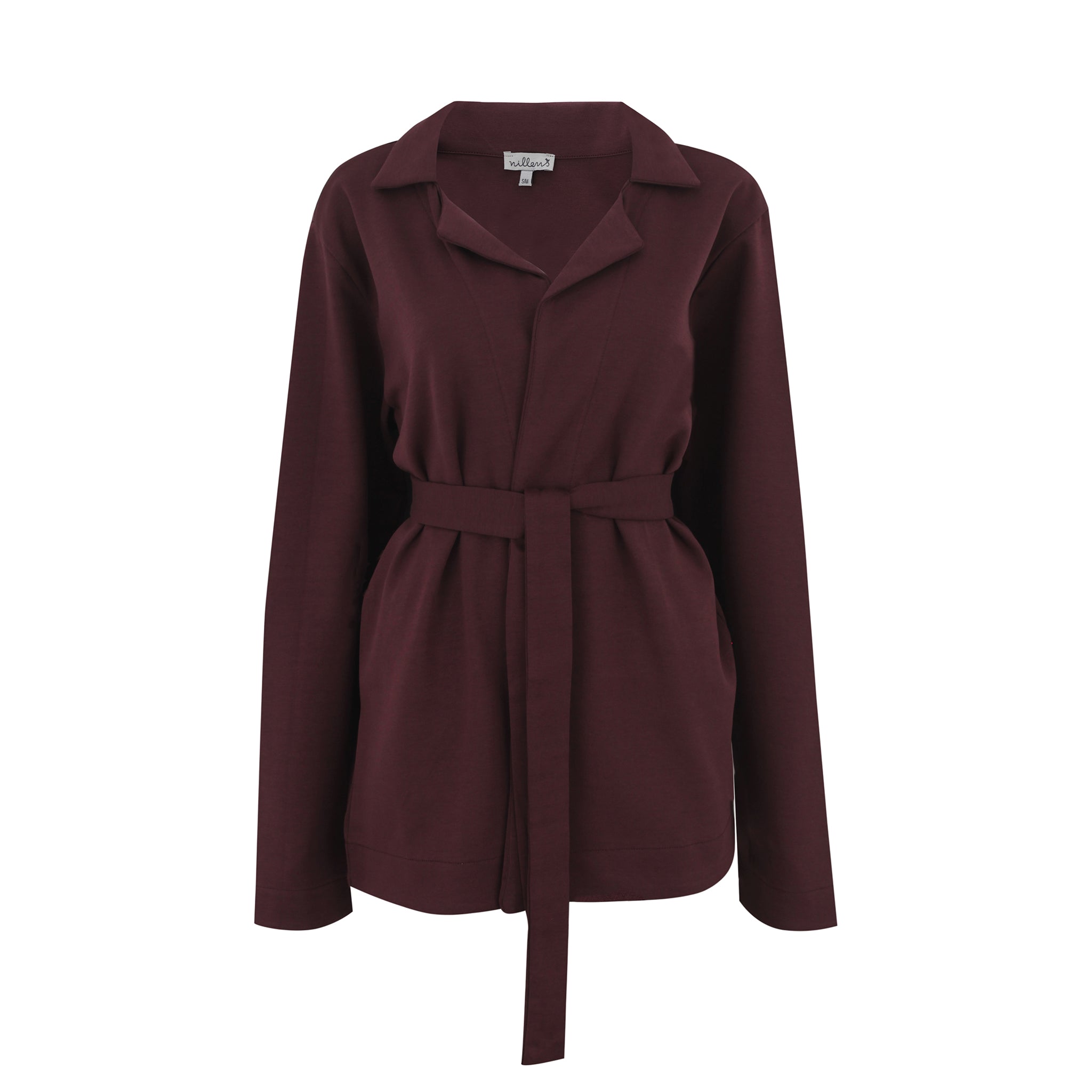 Dusty Rose Alma Belted Cardigan