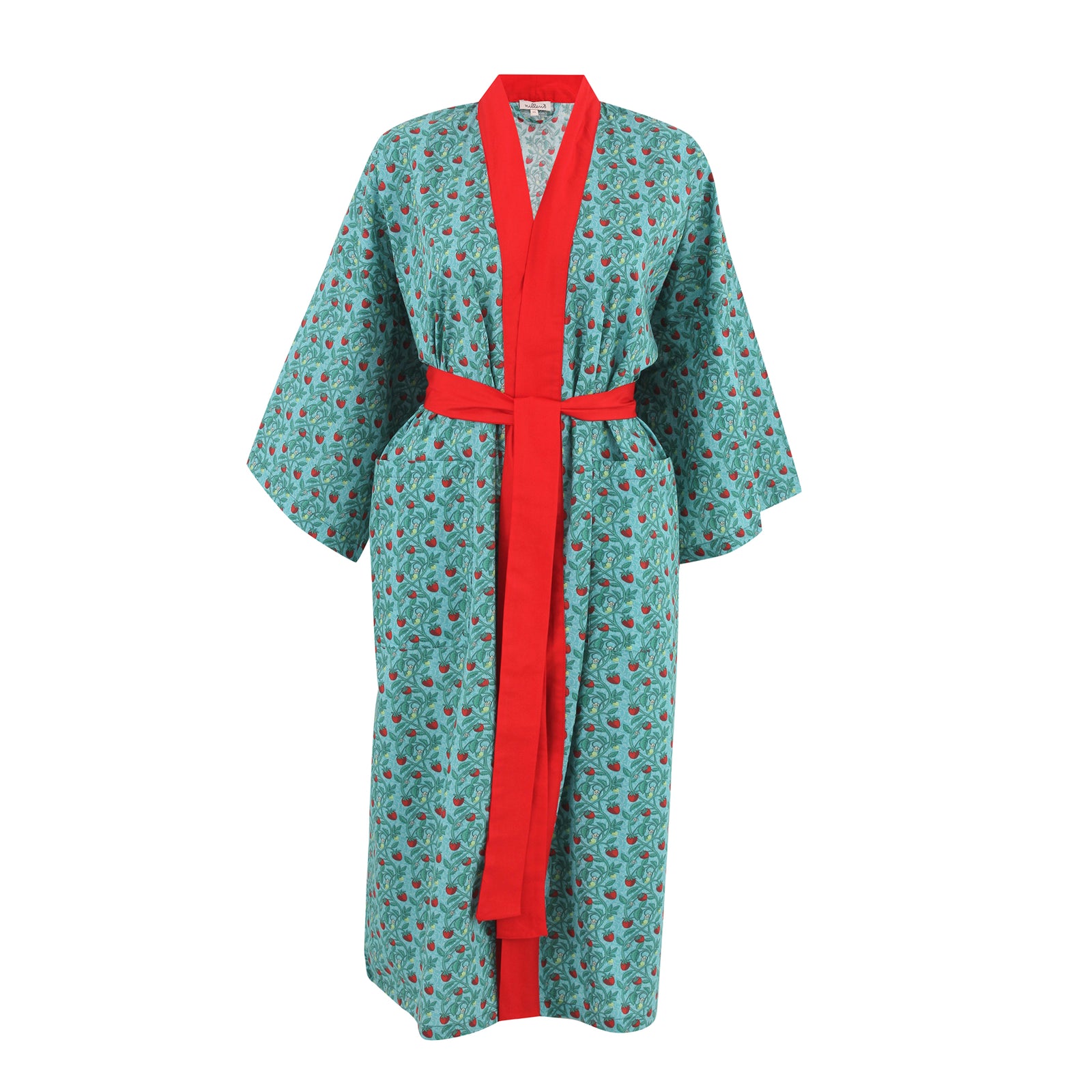Festive Berries Classic Cotton Kimono