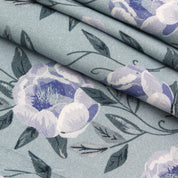 Lilac Flower Warm Cotton Kimono