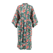Garden Azure Warm Cotton Kimono