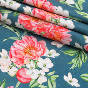 Garden Azure Warm Cotton Kimono