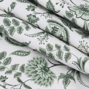 Forest Green Vines Warm Cotton Pyjama Set