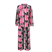 Pink Cheetah Warm Cotton Pyjama Set