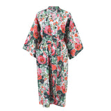 Coral Garden Warm Cotton Kimono