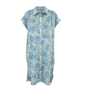 Green Petal Shirt Dress