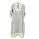 Pistachio/Lime Linen Kaftan