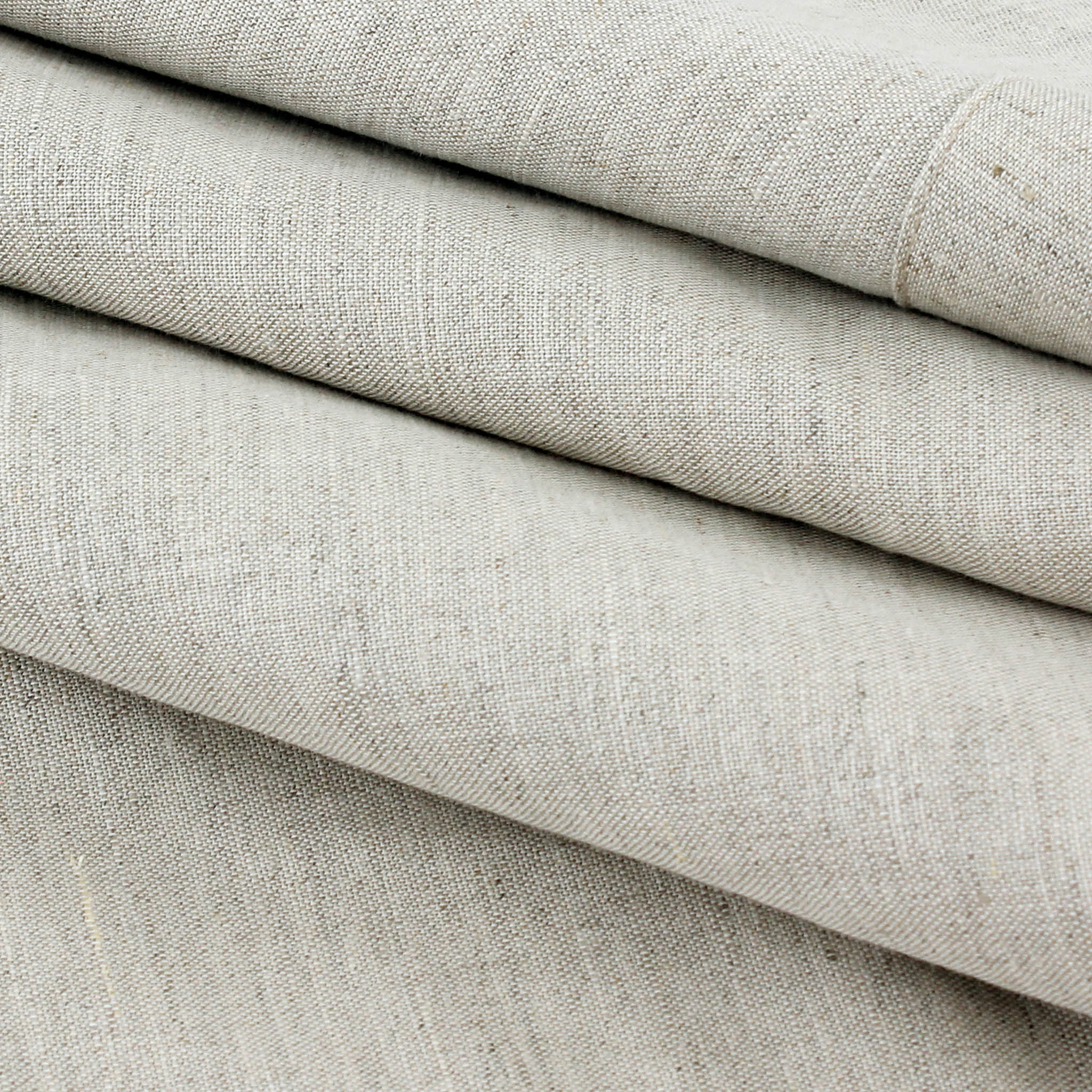 Plain Beige Linen Kaftan