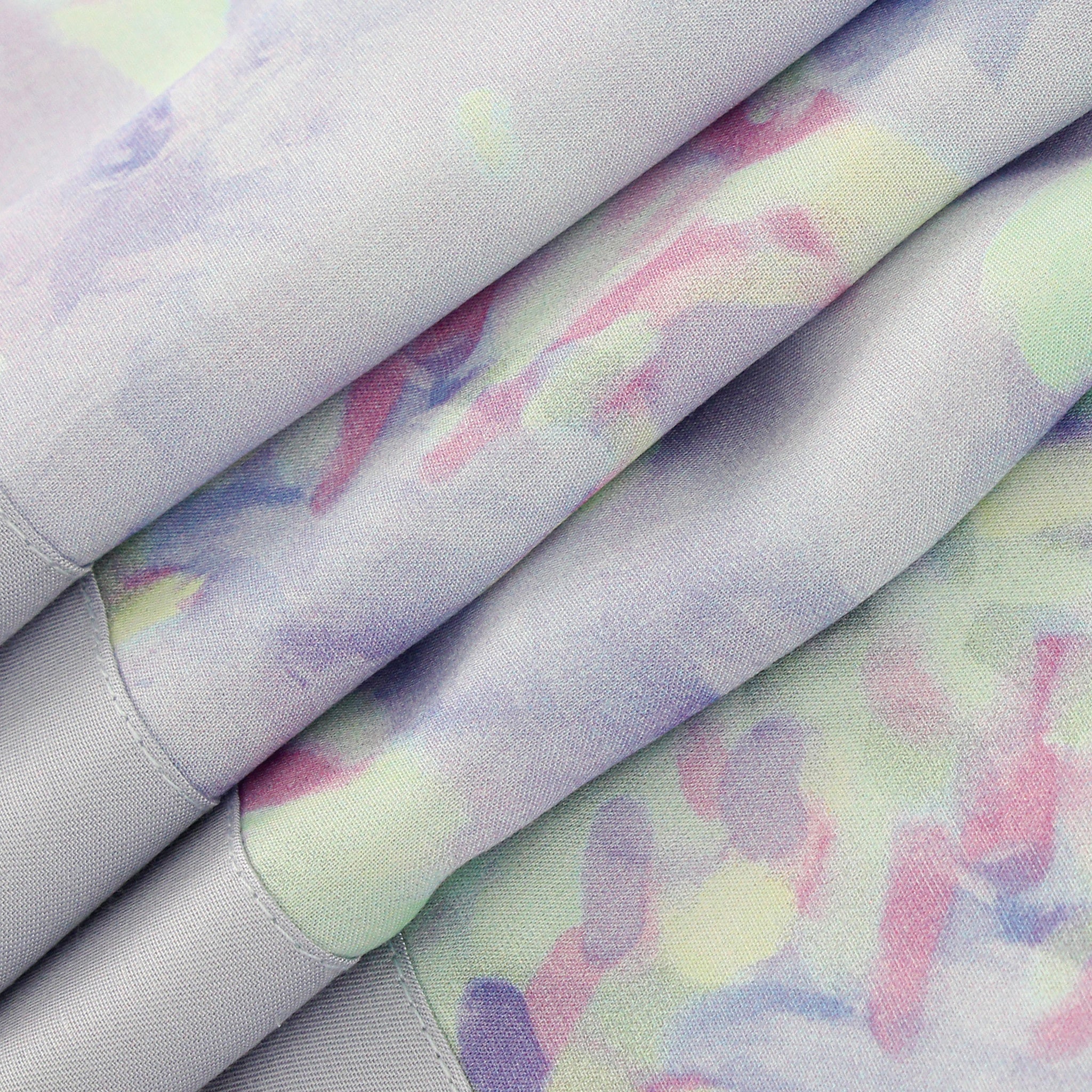 Lilac Petal Classic Cotton Short Kimono