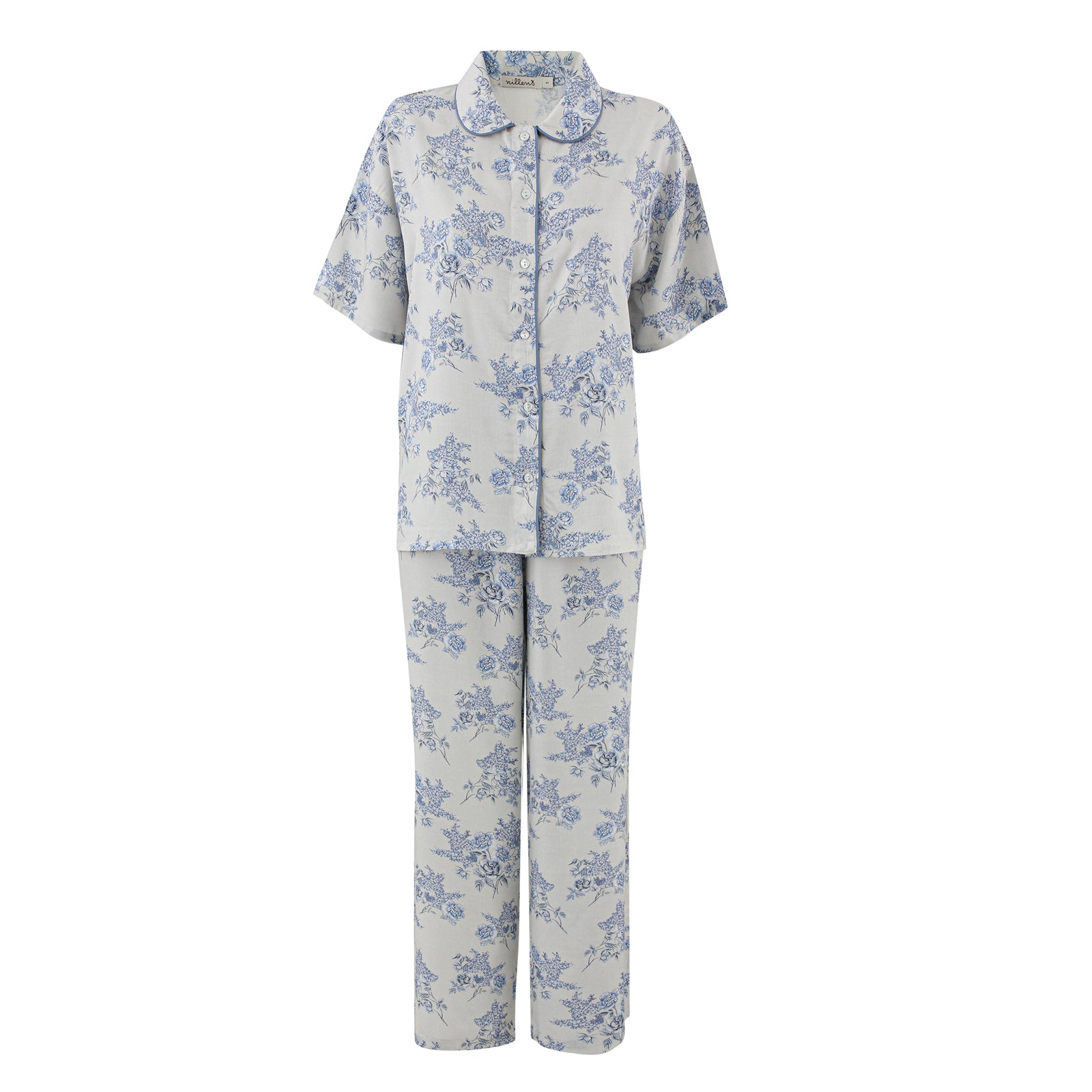 Jardin Ecru Silky Viscose Pyjama Set