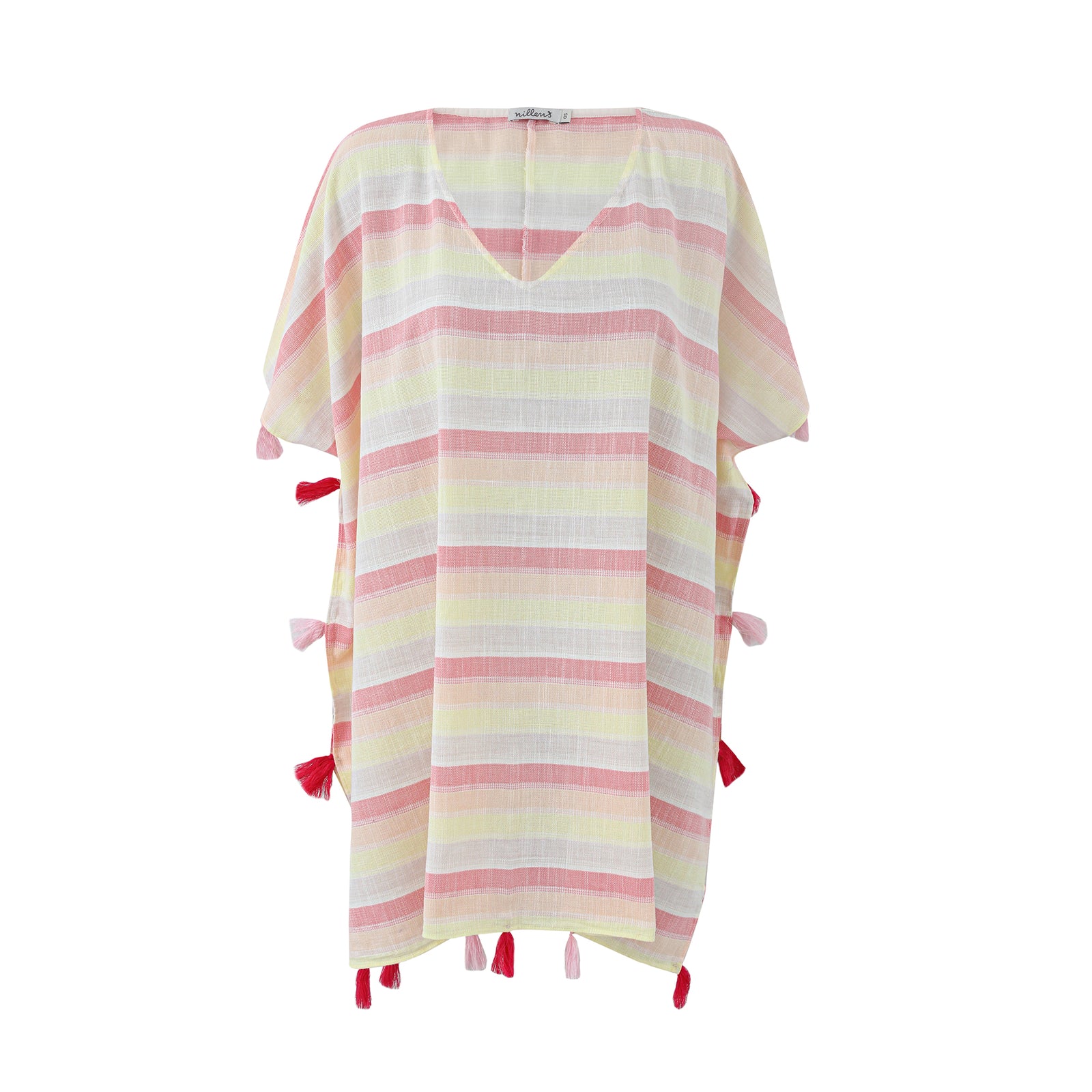 Pink/Yellow Stripe Coverup
