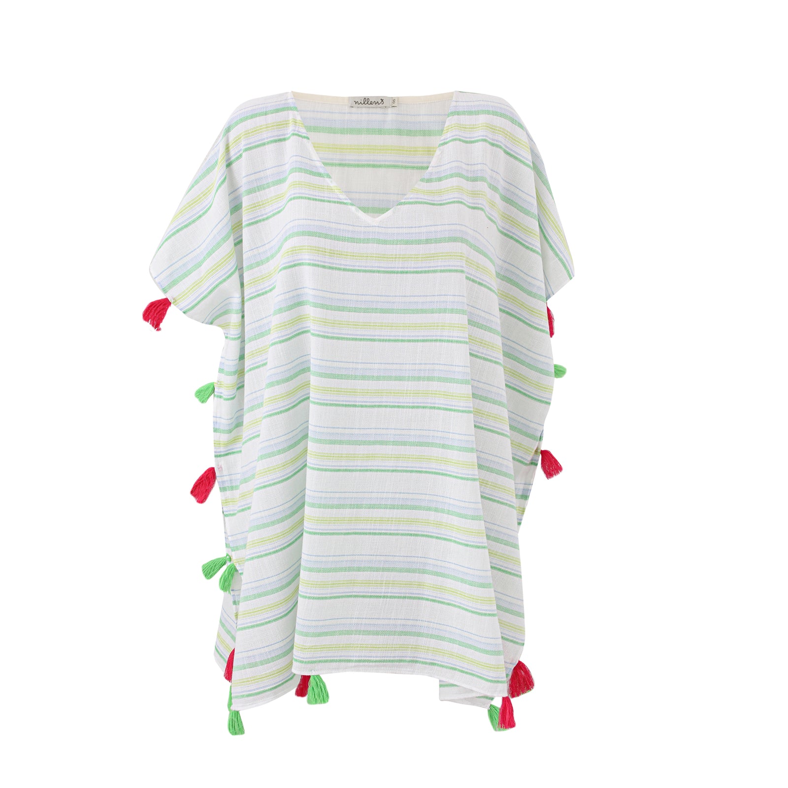 Lime/Green Stripe Coverup
