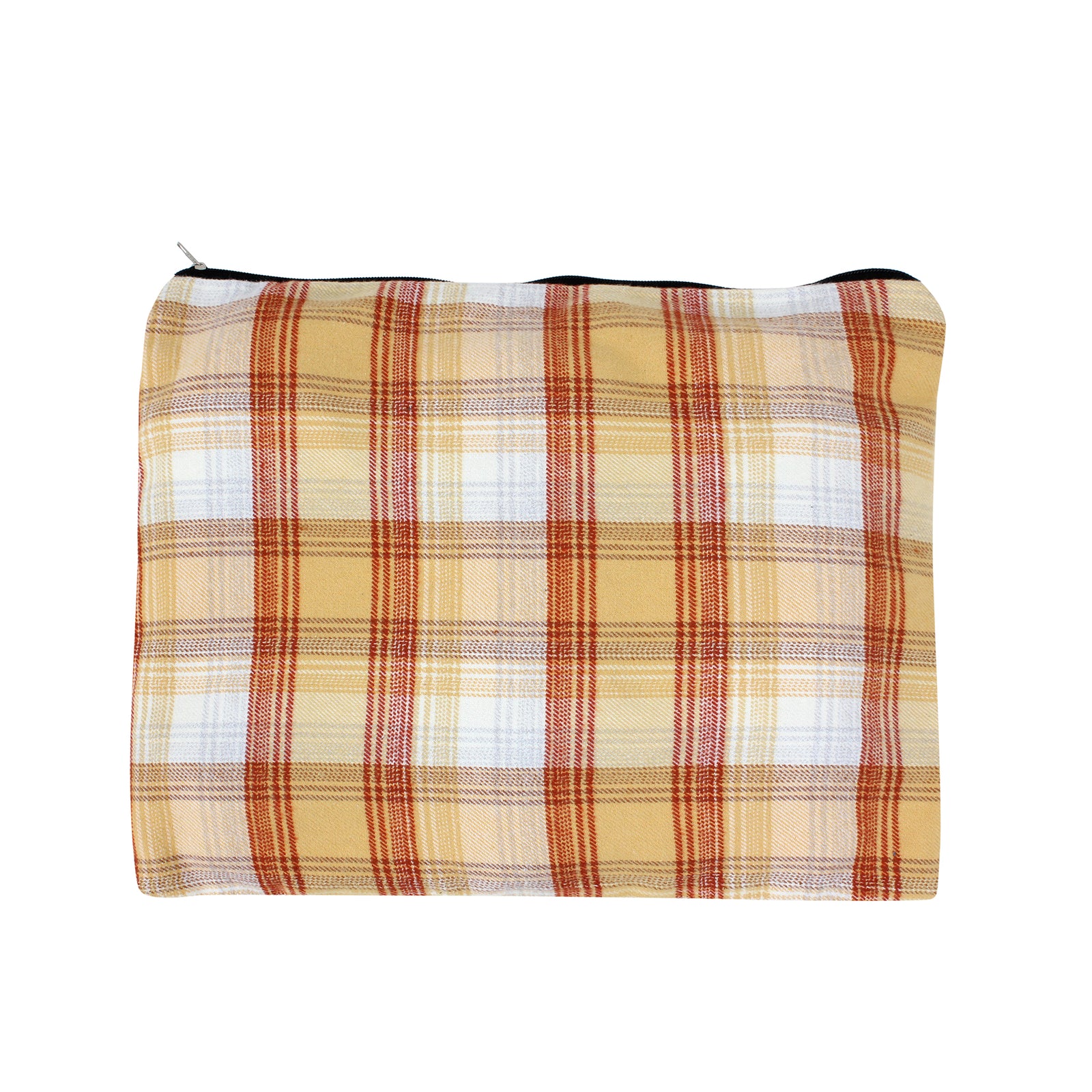 Yellow Check Piping Robe