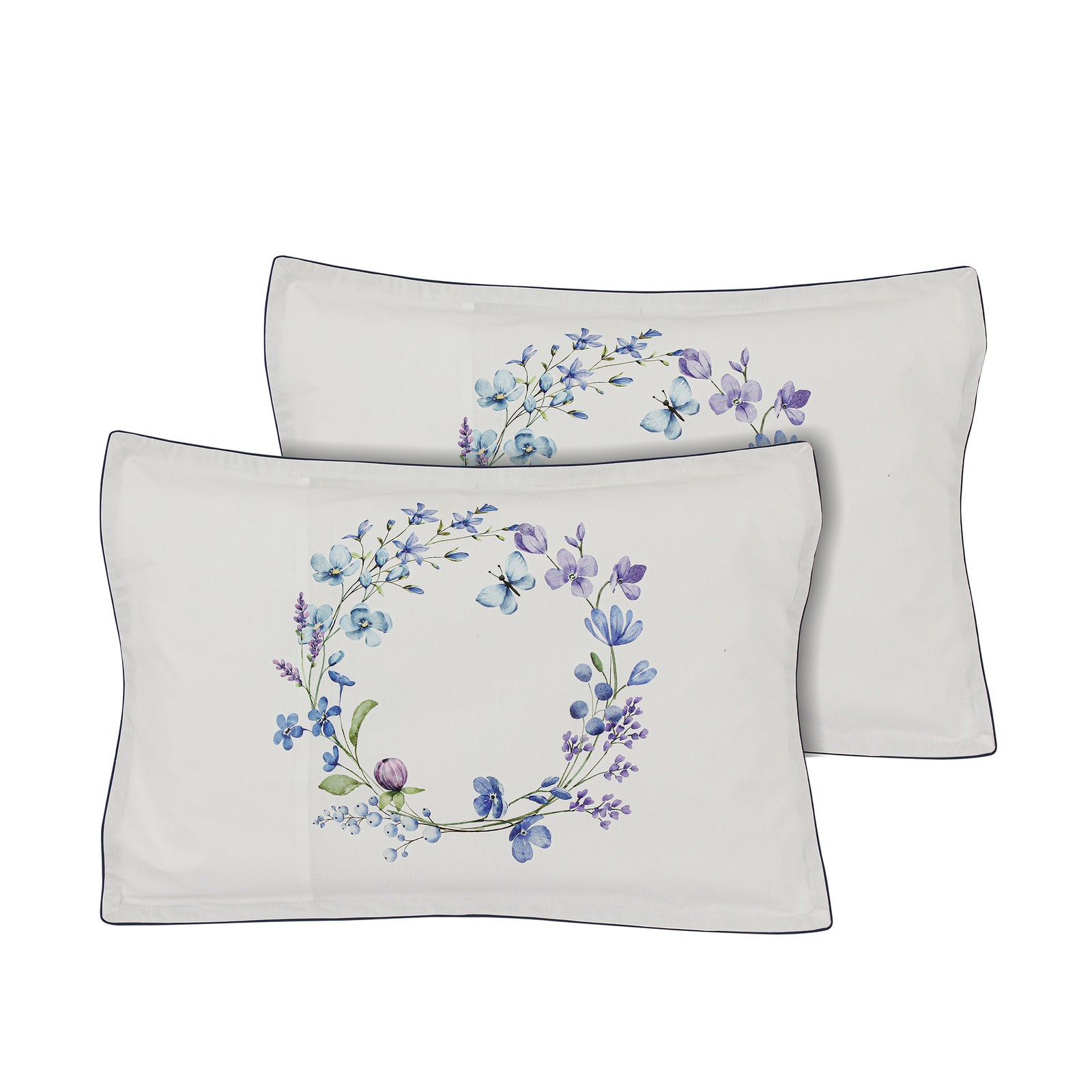Petal Circle  Pillowcases, Set of 2 (600 TC)