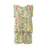 Yellow Citrus Short Set
