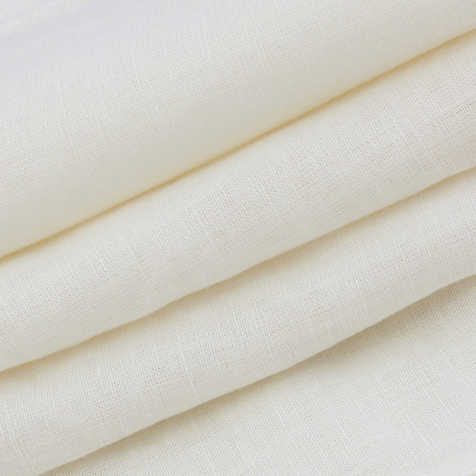 Off-White Linen Long Sleeve Shirt