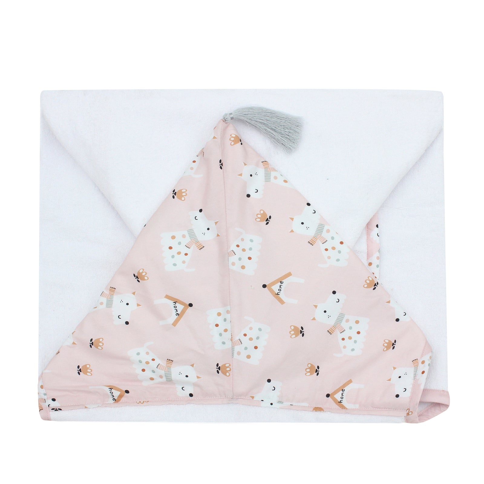 Spotty Dog Hooded Kids Towel (3-5Y)