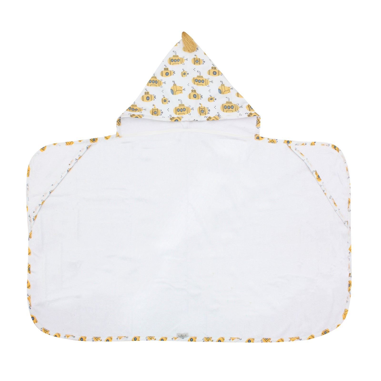 Yellow Submarines Hooded Kids Towel (3-5Y)