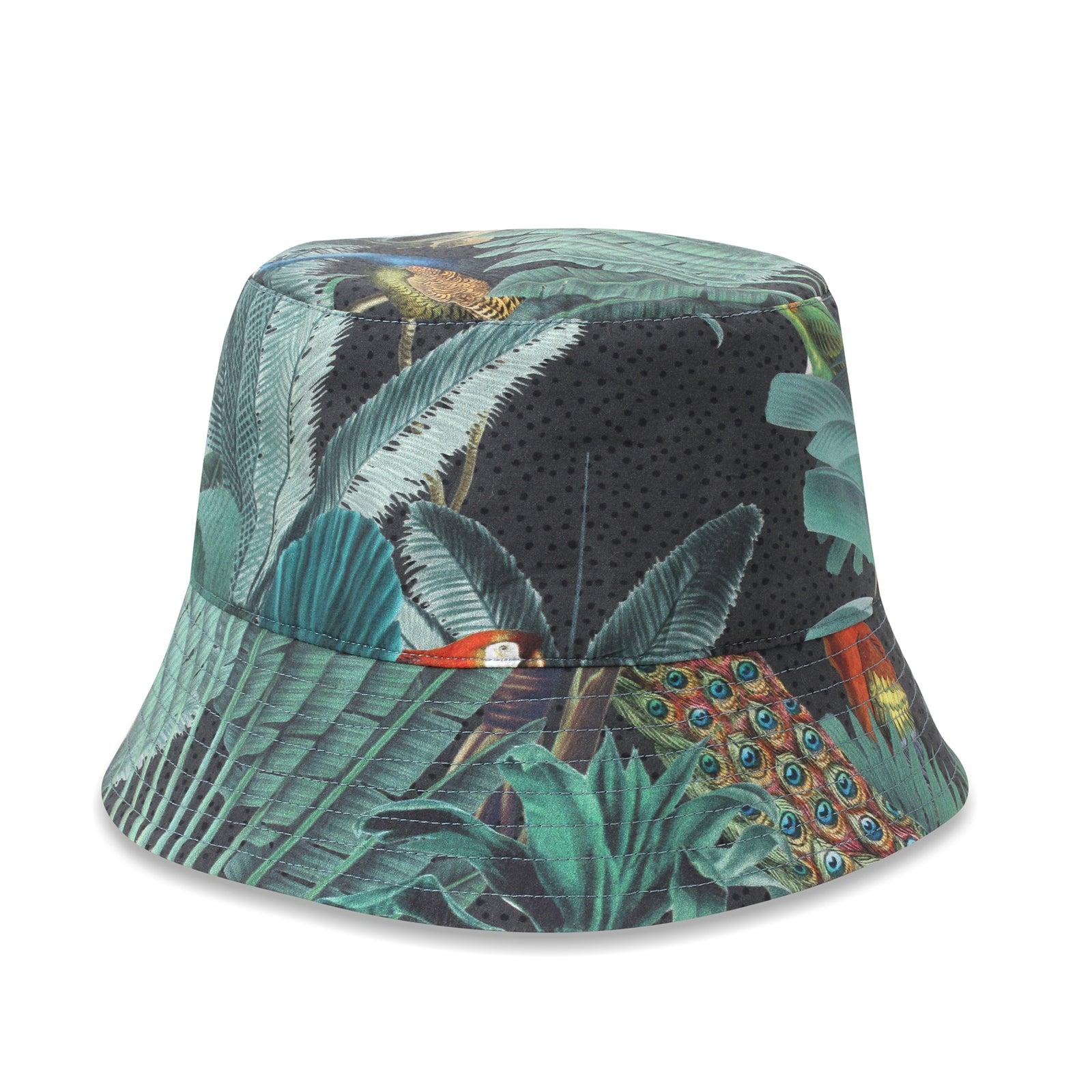 Black Jungle Reversible Bucket Hat