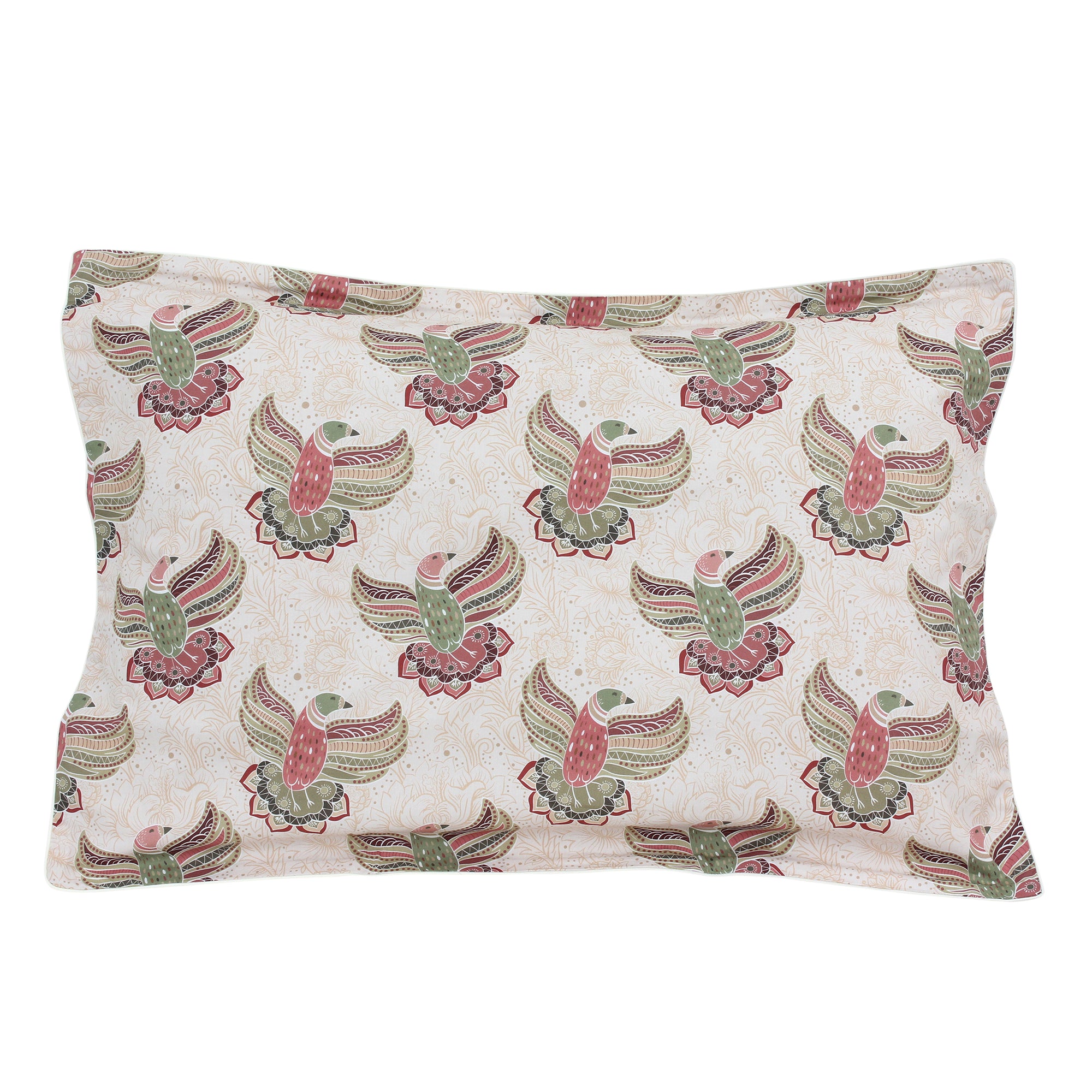 Greige Sparrow-Pillowcase Set of 2 (350 TC)