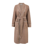Camel/Off-White Piping Robe