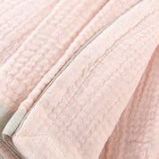 Pink Cotton Frame Muslin Bedspread