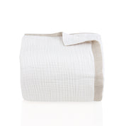 Off-White Cotton Frame Muslin Bedspread