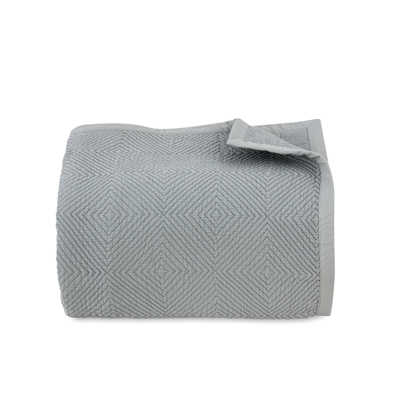 Pistachio Geometric Bedspread - Single