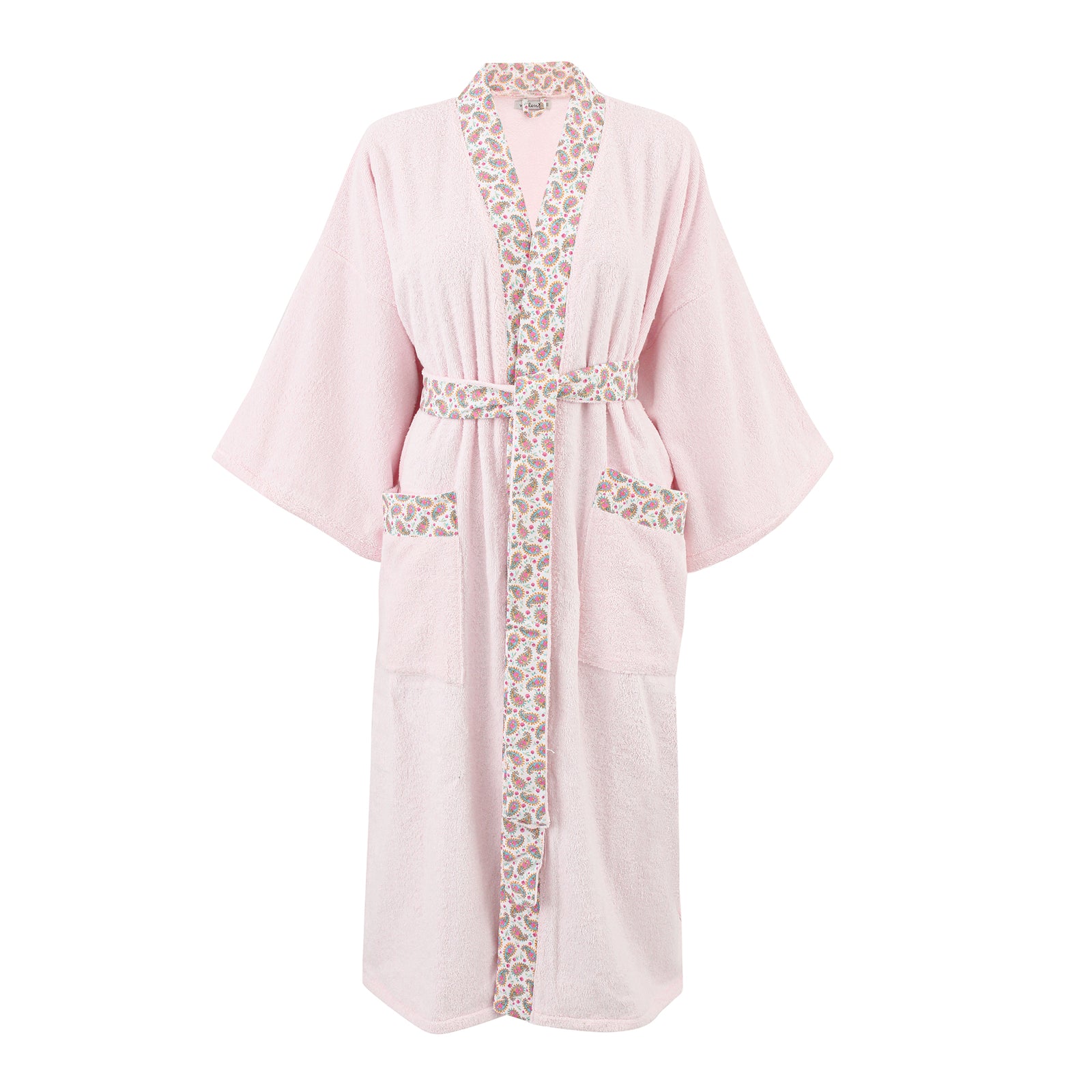 Pink Paisley Bathrobe